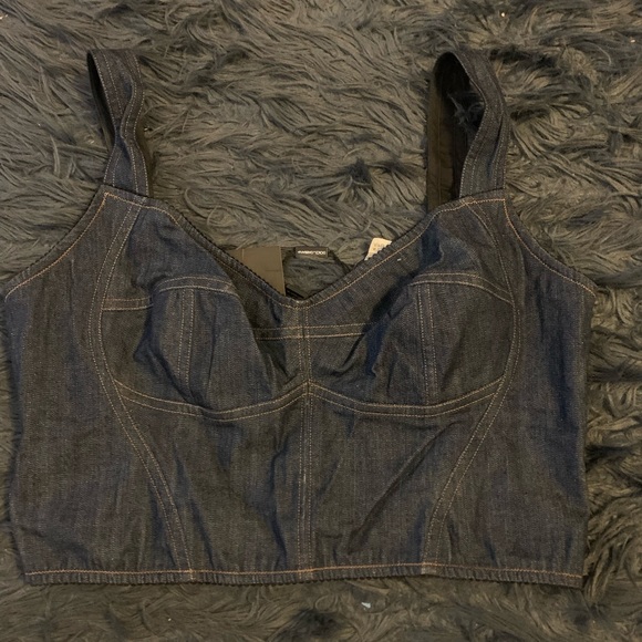 NWT Dolce&Gabbana denim corset size it50/14 - Picture 8 of 12